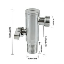Upgraded 304 Stainless Steel Smart Toilet L Angle Valves N