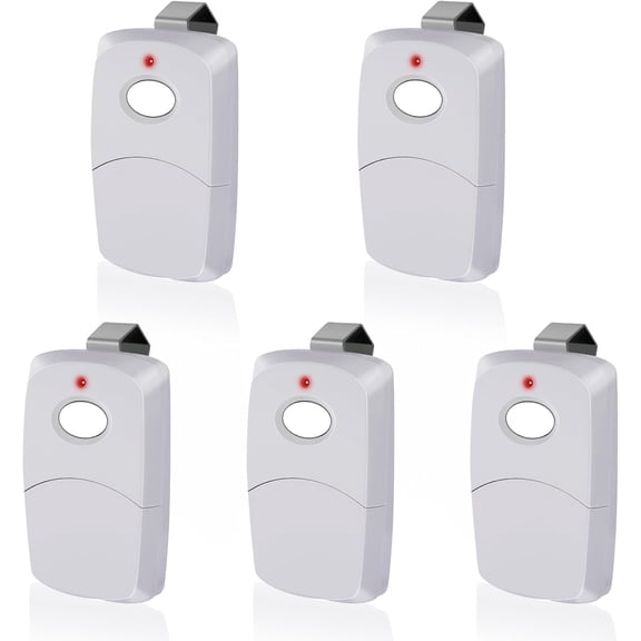 Upgraded 3089 Multicode Gate Opener Remote Control, Linear Garage Door Remote, 10 Digit/Dip Gate Remote 300MHZ, 308911 Gate Clicker, More Stable & Secure & Portable, Easy to Program, 5 Pack