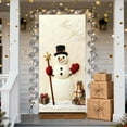 thumbnail image 1 of Upgraded 35 X 72 In Stereoscopic Embroidery Style Christmas Door Cover Christmas Door Curtain Christmas Day Door And Wall Decoration Festival Party Decoration P, 1 of 6