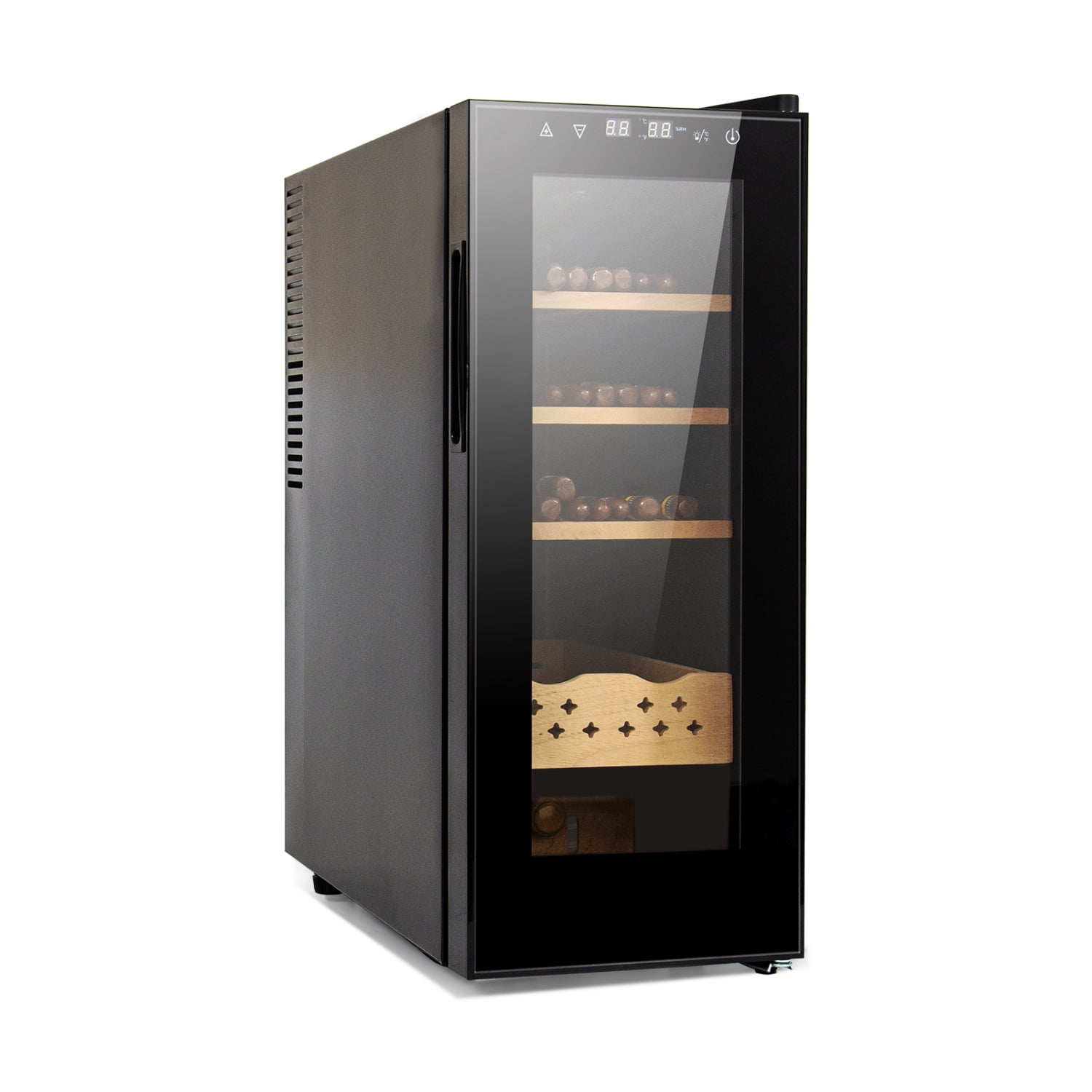Upgraded 35L Cigar Humidors with 3IN1 Cooling Heating & Humidity Control 200 Counts Capacity