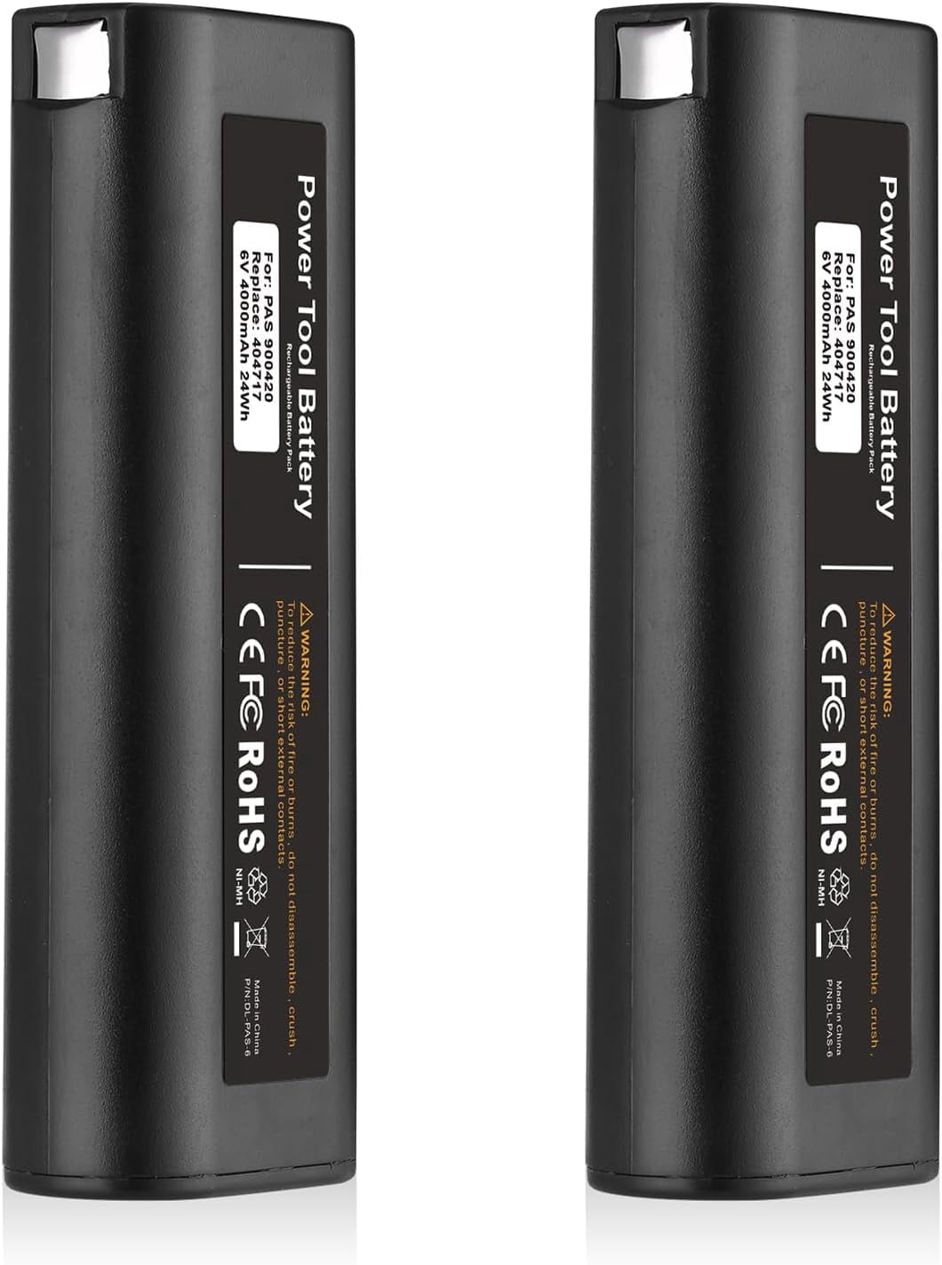 Upgraded 3600mAh 2Pack 6V Ni-Mh Battery Compatible for Paslode 6V ...