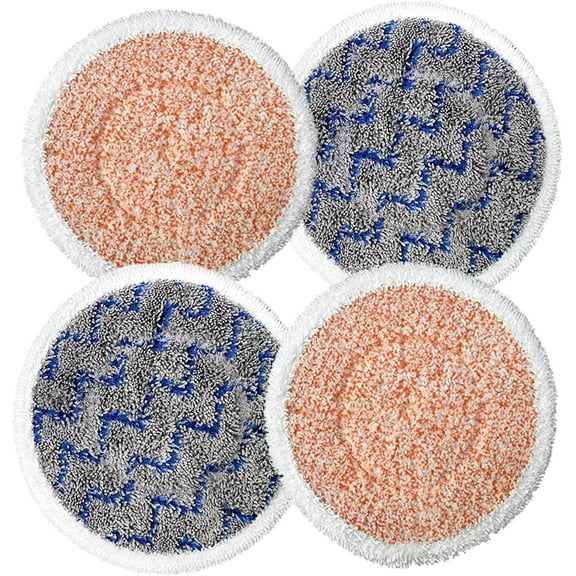 Upgraded 4-Pack S7000 Pads Replacement Steam Mop Pads Compatible with Shark S7000AMZ S7001 S7001TGT S7000 Series Mop Pads, Steam & Scrub All-in-One Hard Floor Steam Mop