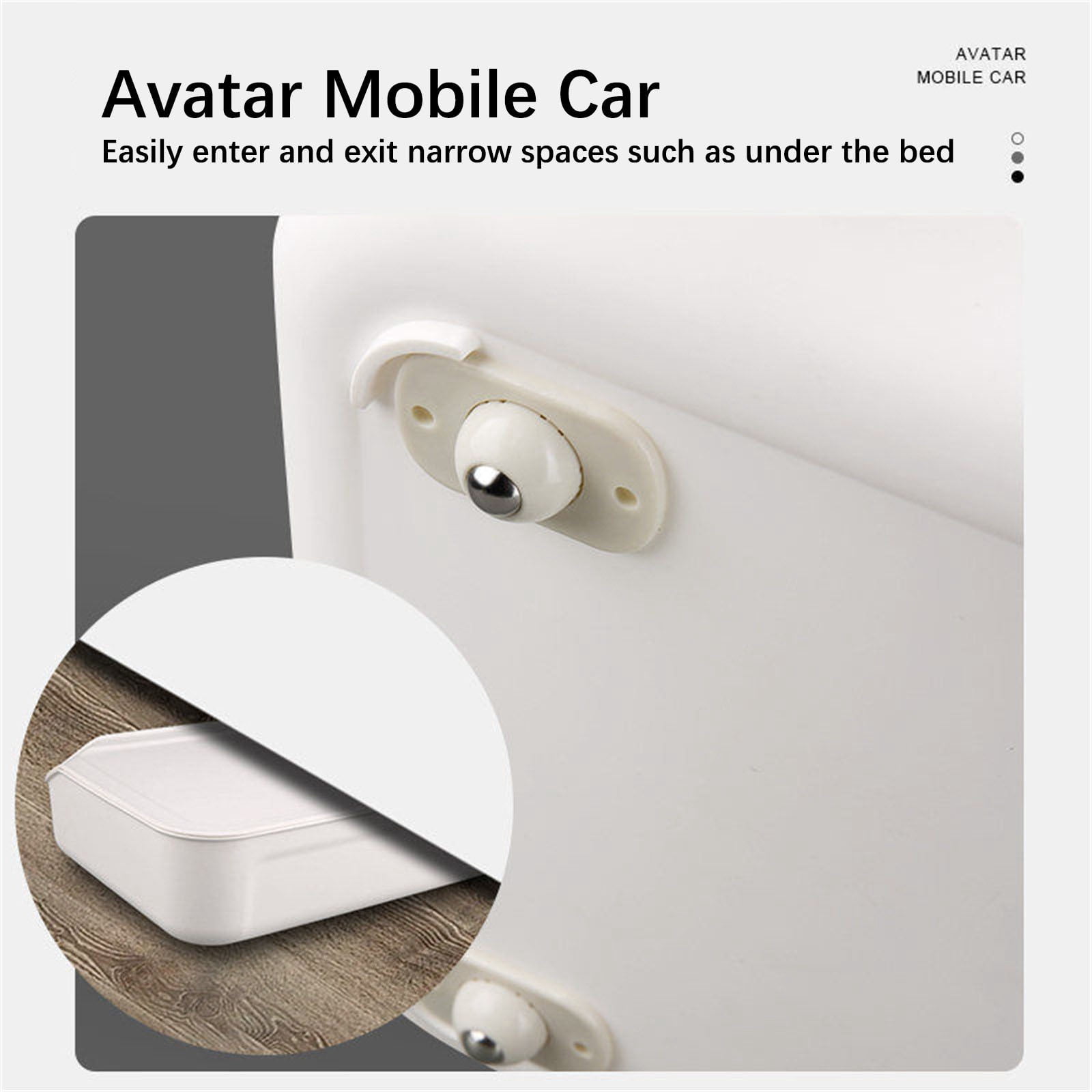 Bottom Wheel Mount Rack System Upgraded 4 Sets Of Adhesive Wheel Storage Racks Trash Cans Wheels Bed ...