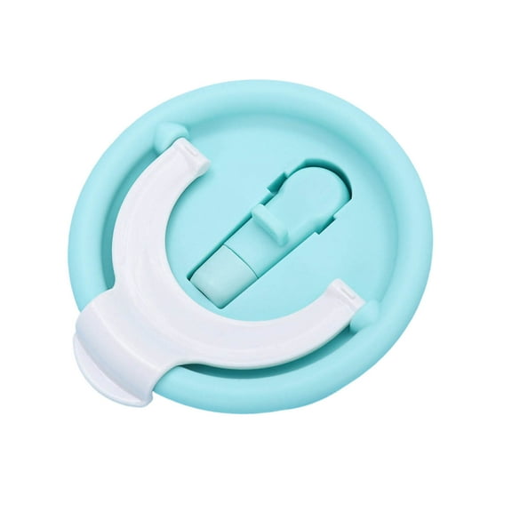 Upgraded 40oz Tumbler Replacement Lid Leak Proof Double Drinking Spout Flip Straw Cap Secure Threaded Design for Car Cup Holder Use