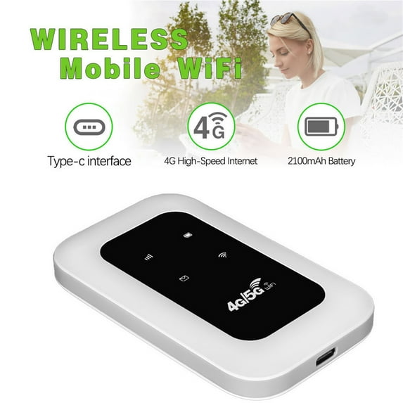 Upgraded 4G Wireless Router Mobile Portable Wi Car Sharing Device SIM Card Slot LTE MIFI M Portable WiFi Hotspot For Travel High Speed Smart Router For Anywhere Z