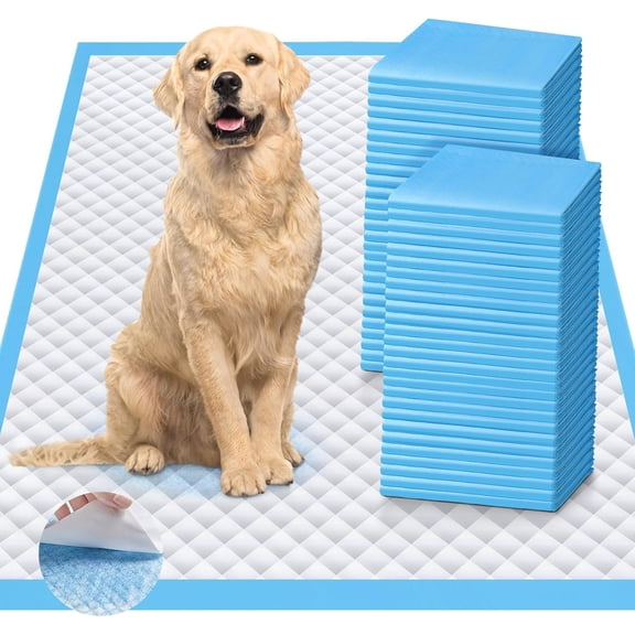 Upgraded 4XL 36"x36" 6 Layers  Pee Pads, Ultra Absorbent Pee Pads, Absorb up to 12 Cups, Leak-Proof & Quick Dry Puppy Pads for Puppy,, Older,Cats, Rabbits,30 Counts
