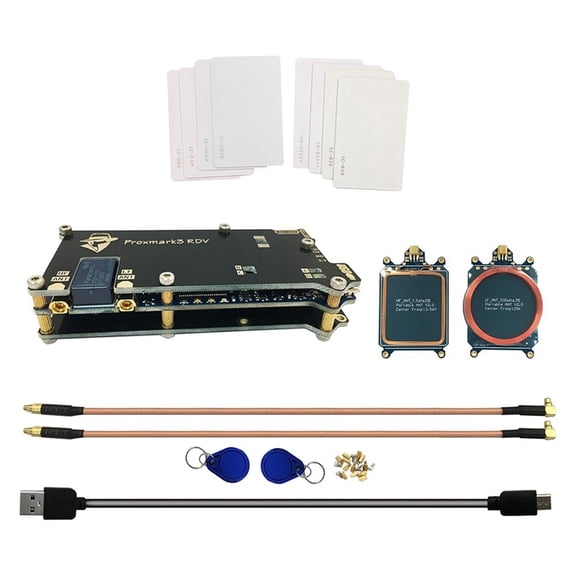 Upgraded 512k Proxmark3 RDV2 Memory PM3 DEV Proxmark 3 Kit NFC RFID Cloner Reader IC ID M1 Card Reader Writer