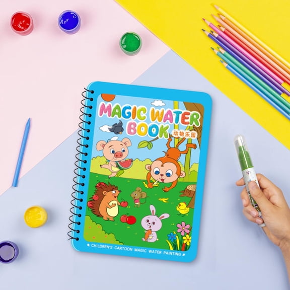 Upgraded 5ml Waterpainting Children's Drawing Magical Coloring Painting Set Repeatedly Coloring Watercolor Painting J
