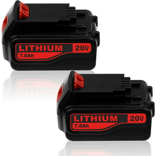 VANON 2Pack LB2X4020 7.0Ah Replacement for Black and Decker 20v Lithium  Battery LBXR2020 LBX4020 LB2X4020-OPE LBXR20-OPE LBXR20 LB20 LBX20  Compatible