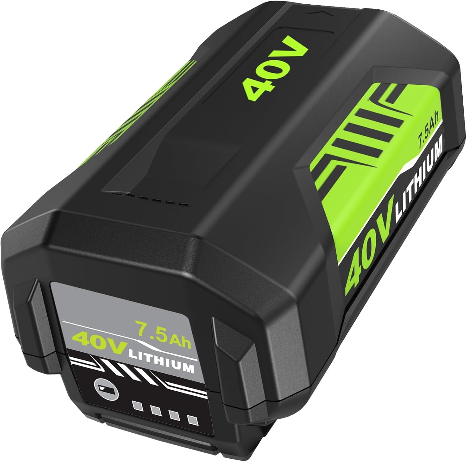 Upgraded 7500mAh Replacement for Ryobi 40V Battery 7.5Ah Compatible with Ryobi 40 Volt Max Lithium Battery OP4040 OP40401 OP4026 OP40261 OP4050 Compatible with Ryobi Battery 40V Power Tools (Green)