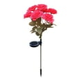 thumbnail image 1 of [Upgraded 7pcs Flowers] Solar Garden Decorative Artificial Flowers Lights, Outdoor Waterproof Rose Stake Light for Country Yard Front Porch Step Pathway Memorial Cemetery Grave Gravesite Decor, 1 of 6