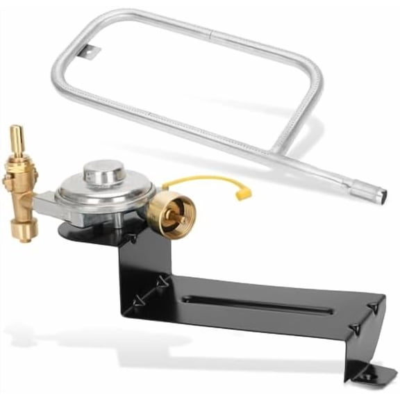 Upgraded 80476 Regulator 69956 Burner Tube Compatible with weber Q200/Q220 Series, 80476 Gas Regulator Replacement for weber Grill Parts: 394001, 396000, 396001, 396002, 566001, 566002