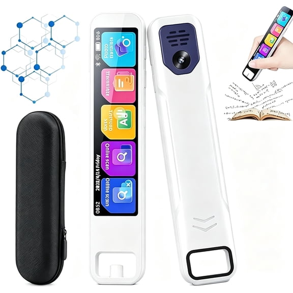 Upgraded AI Text Scanning Reader Pen, High-Speed OCR Scan Device With Offline Translation, Touch Screen Learning Tool For Language And Study