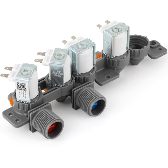 Upgraded AJU75152602 Washer Inlet Valve Assembly Compatible with LG WT7100CW, WT7300CV, WT7400CW, WT7800CW, WT7405CV, WT7305CV, WT7400CV, WT7800CV, WT7155CW, Replaces:5221EA1008S, AP6335382,4873914