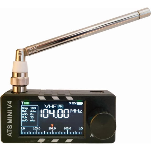 Upgraded ATS MINI V4 Radio, SI4732 Pocket Shortwave Radio, abs v4 ATS mini