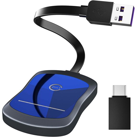 Upgraded   Adapter for  2017+, 2 in 1   Adapter for ,Compatible with iOS 10+/Android 11+, Plug & Play,Near-Zero Latency