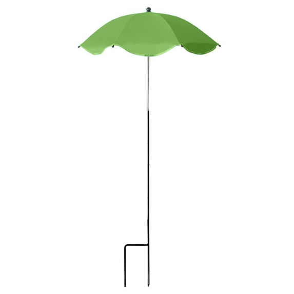 Upgraded Adjustable Garden Shade Umbrella - 25.2" Sun Cover for Potted Plants, Flower Beds & Seedlings - All-Weather UV Protection (Colors/Styles as Shown)