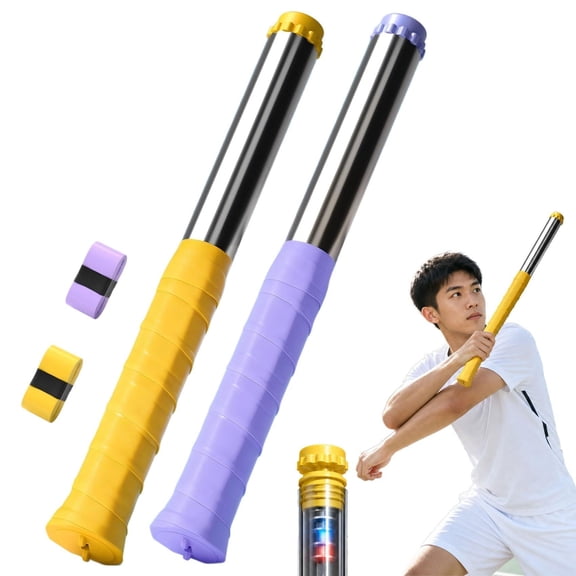 Upgraded Adjustable Intensity Badminton Swing Trainer, Swing Trainer Sound Feedback for Smash Technique, Adjustable Magnetic Swings Trainer for Badmintons Tennis Wrist