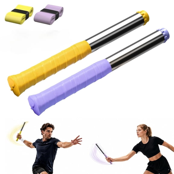 Upgraded Adjustable Intensity Badminton Swing Trainer, for Smash Technique for Wrist Arm Strength Training Fitness Professional Players