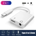 thumbnail image 1 of [Upgraded Again] 2-in-1 USB C to 3.5mm Headphones Adapter, PD Fast Charging, Hi-Res Sound, Compatible with iPad Pro 2020/2018/Galaxy S21/Note20/S20/Note10/Google Pixel 5/4/4 XL/3/ 3 XL More, 1 of 11
