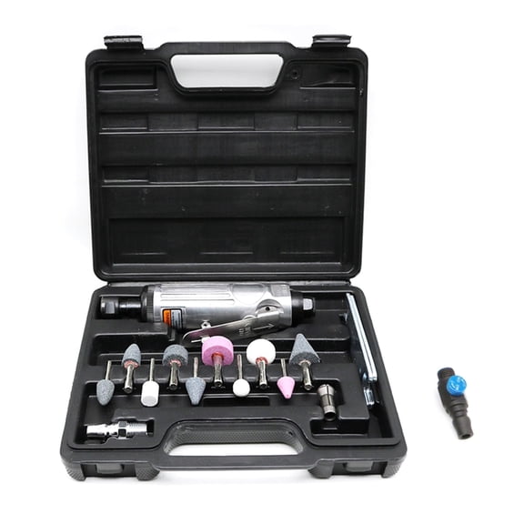 Upgraded Air Angle Die Grinder Set 1/4-Inch Pneumatic Right Angle Die Grinder 22000RPM Air-Powered for Grinding Cutting
