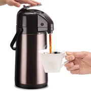 Baalaka 84 oz Beverage Dispensers, Thermal Insulated Air Pot - Coffee Dispenser for Home, Office, and Party Use