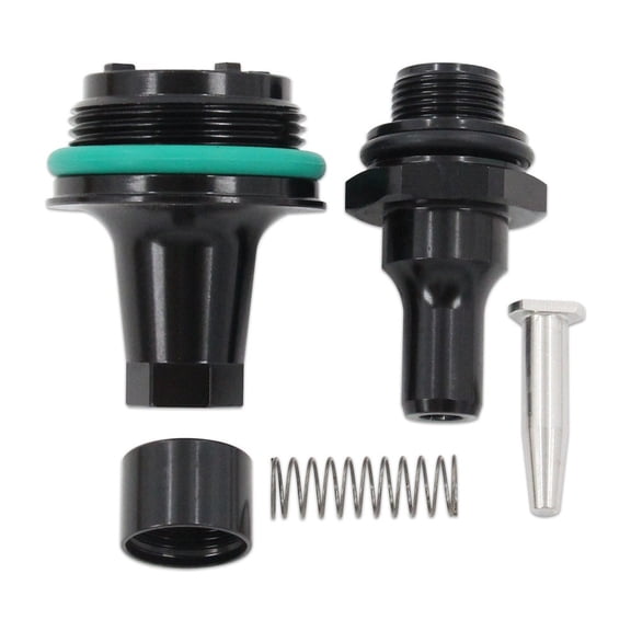 Upgraded Aluminum PCV Valve Set for BMW N54 Engine for 135i 335i 535i 740i X6 Z4 Direct Replacement to Reduce Oil Consumption and Improve Turbo Performance(2PCS)