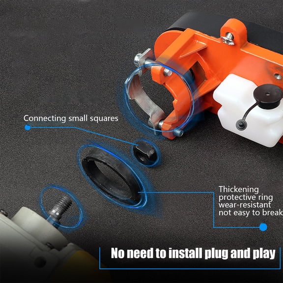 Upgraded Angle Grinder Modified Chain Saw Small Multifunctional Handheld Cutting Woodworking Angle Grinder Chain Saw Wood Saw Just Chain Saw Set Without Angle Grinder D