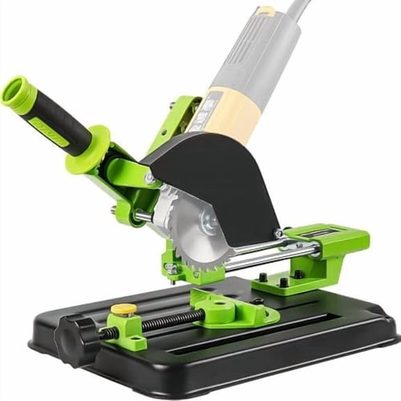 Upgraded Angle Grinder Stand Sliding DIY Cutter Support Aluminum Bracket Holder iron base Suitable for 100/115/125mm angle grinder (Stand only)$$Tools & Hardware Other