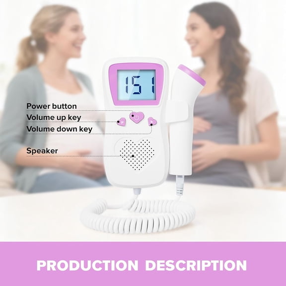 Upgraded Audio Baby Monitor with Digital LCD, and Crystal-Clear Sound Outer Speaker