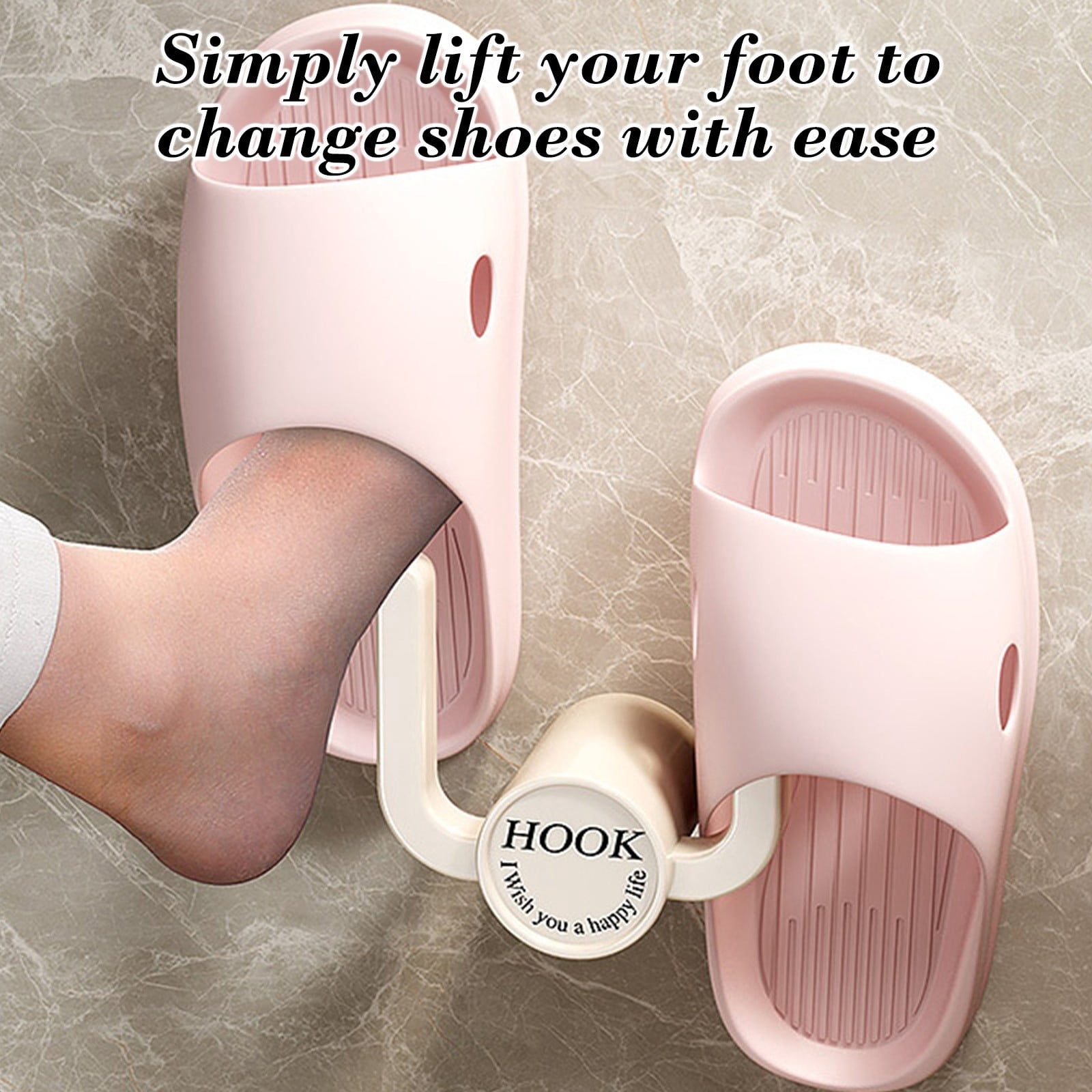 Upgraded Bathroom Sled Shoe Rack No Punch Wall Hanging Toilet Wall ...