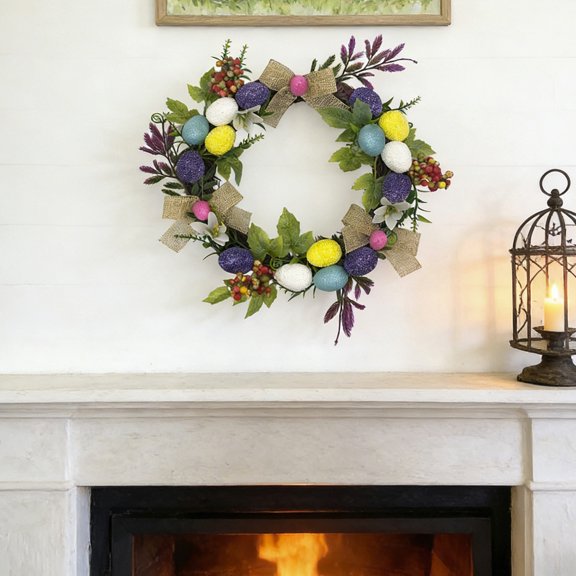 Upgraded Beautiful Easter Wreaths And Garlands Can Be Hung On The Front Door For Festive Home And Party Decorations And They Make Great Holiday Gifts A