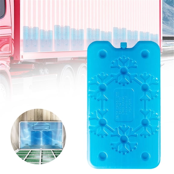 Upgraded Blue Ice Box No Water Needed Ice Pack Plate For Cooler Fan And Fresh Keeping Ice Box For Transportation 10ml,Ice Cube Tray