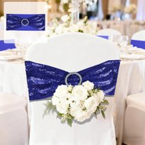 Upgraded Bow Chair Decoration Ties Bow Stretch Floating Decorative Tape For Many Holiday Party Decorations Chair Cover Not Included E