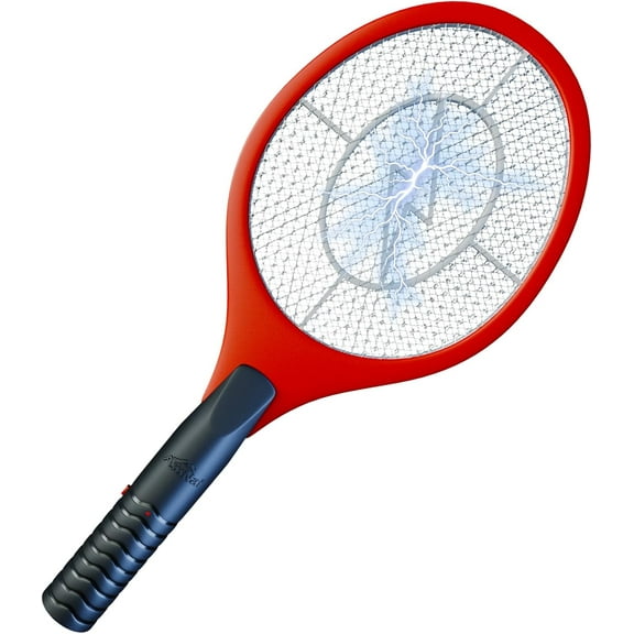 Upgraded Bug Zapper Racket 2024 - Big Electric Fly Swatter & Mosquito Zapper for Indoor/Outdoor Insect Control - Battery-Operated Tennis Racket Zap - Portable High Voltage Bug Zapper