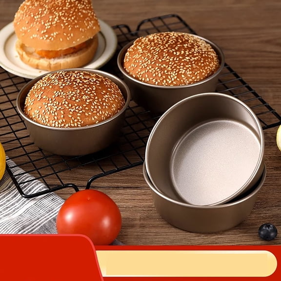 Upgraded Burger Mini Hot Dog Bread Burger Embryo Cake Baking Tray