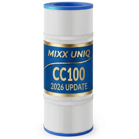 CC100 Pool Filter Cartridge Replacement for Pentair Clean & Clear 100, CC100, R173215, Pleatco PAP100, Unicel C-9410, Filbur FC-0686, 100 sq. ft Cartridge, L x OD: 23-5/8" x 10-1/16"