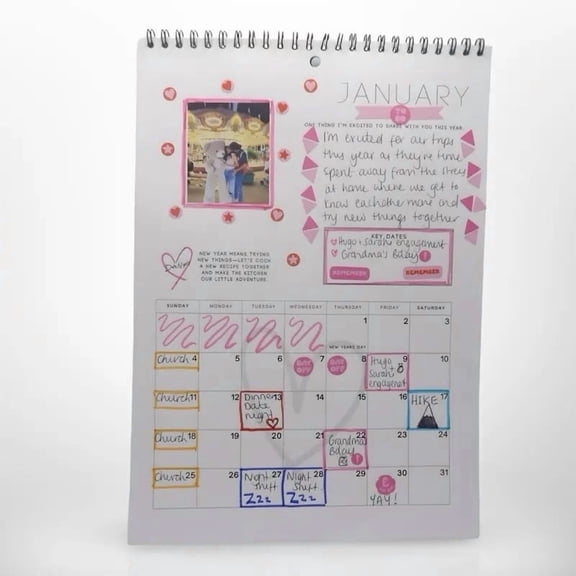 Upgraded Our Calendar 2026 Your Year Wrapped In Memories Making Monthly Planner Meaningful Moments Making Calendar Sentimental Gift For Couples Families Organization I