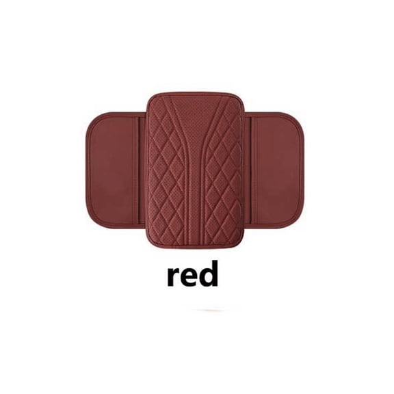 Upgraded Car Center Console Cover,Microfiber Leather Car Armrest Cover Cushion with 2 Storage Bags,Universal Car Armrest Storage Box Car Accessories for Most Vehicles