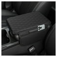 thumbnail image 1 of Upgraded Car Center Console Cover,Microfiber Leather Car Armrest Cover Cushion with 2 Storage Bags,Universal Car Armrest Storage Box Car Interior Accessories for Most Vehicles (Black), 1 of 7