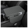 thumbnail image 1 of Upgraded Car Center Console Cover,Microfiber Leather Car Armrest Cover Cushion with 2 Storage Bags,Universal Car Armrest Storage Box Car Interior Accessories for Most Vehicles (Gray), 1 of 7