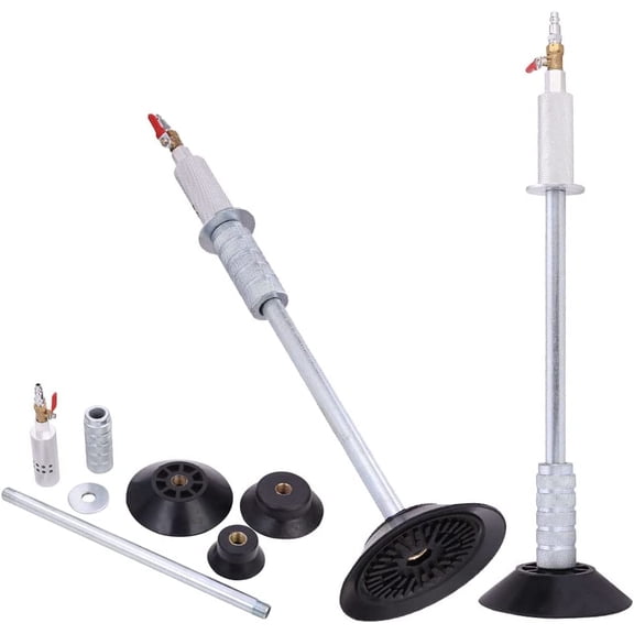 Upgraded Car Dent Air Pneumatic Dent Puller Car Auto Body Repair 3PCS Suction Cup Slide Hammer Tool Kit Hammer Tools Hand Tool