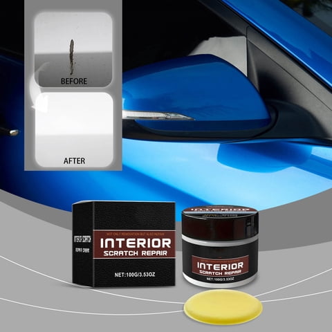 Upgraded Car Interior Dashboard Repair - Portable Scratch Repair Wax W