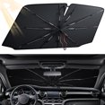 Upgraded Car Windshield Sun Shade Umbrella with Pull Cord Foldable