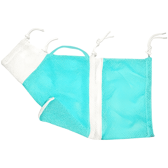 Upgraded Cat Bathing Bag, 23.6 in / 60 cm Adjustable Cat Washing Net, Anti-Bite Anti-Scratch Cat Shower Restraint Bag for Grooming, Nail Trimming, Feeding, Green & White