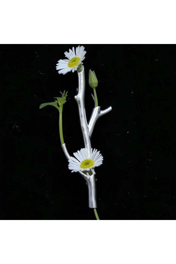 Upgraded Charming Vase Brooch Wearable Flower Bouquet Clip Elegant Handmade Floral Pin DIY Fashion Accessory For Dresses Jackets Scarves Hats O