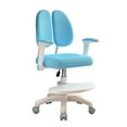 thumbnail image 1 of Upgraded Children Desk Chair with 360 Degree Wheels, Height Depth Adjustable Kids Computer Chair, Cute Children Study Chair for Home, School and Library (Blue, Pink)-Blue, 1 of 8