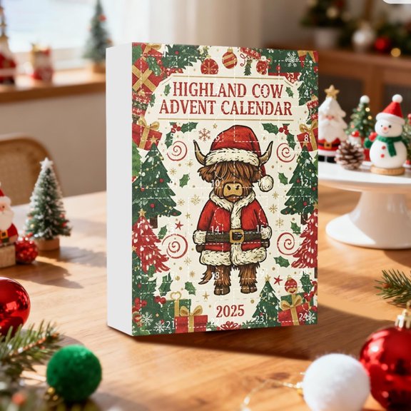 Upgraded Christmas Advent Calendar Pendant - 24-Day Surprise Countdown Set Suitable For Christmas-themed Decorations For Living Rooms Fireplaces And Christmas Trees F