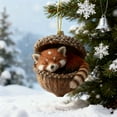 thumbnail image 1 of Upgraded Christmas Forest Animal Ornaments Cozy Forest Christmas Ornaments, Animal Ornament, Cozy Holiday Decorations, Cute Squirrel, Fox Designs, Rustic Tree Decorations for Home & Tree W, 1 of 9