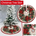 thumbnail image 1 of Upgraded Christmas Ornaments Christmas Tree Skirt 80CM Printed Tree Skirt Home Christmas Tree Decoration W, 1 of 8